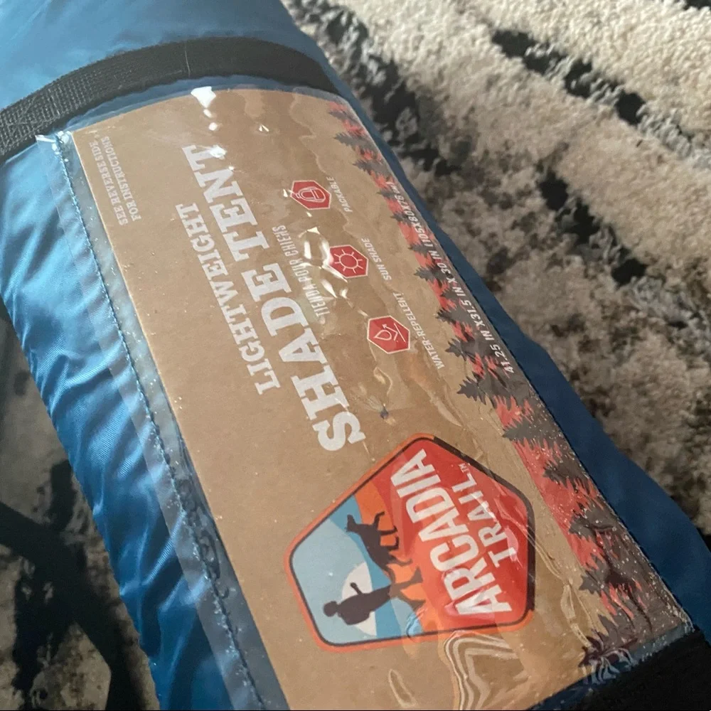 Blue shade dog cat tent